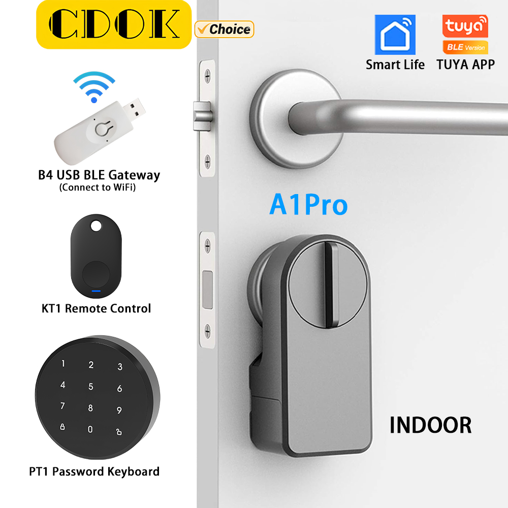 Smart Home Lock - CDOK A1Pro Tuya Bluetooth Smart Lock