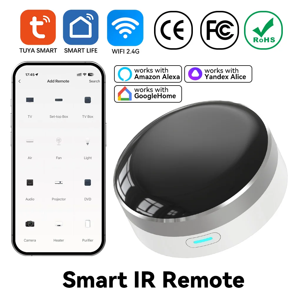 Smart Home Wifi Hub - YFK WiFi Smart IR Blaster Universal