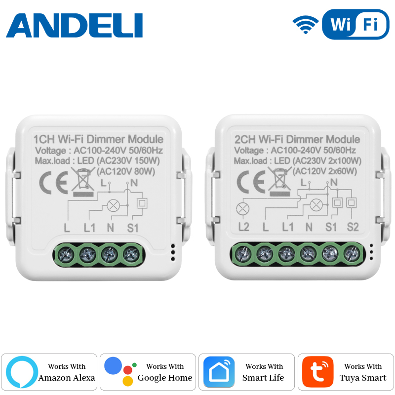 DIY  Wifi Smart Dimmer Switch  - Tuya Wifi Socket ulasan dan harga