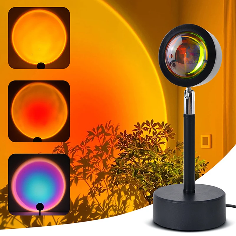 Smart LED Sunset Lamp Colorful - Smart Home For Windows ulasan dan harga