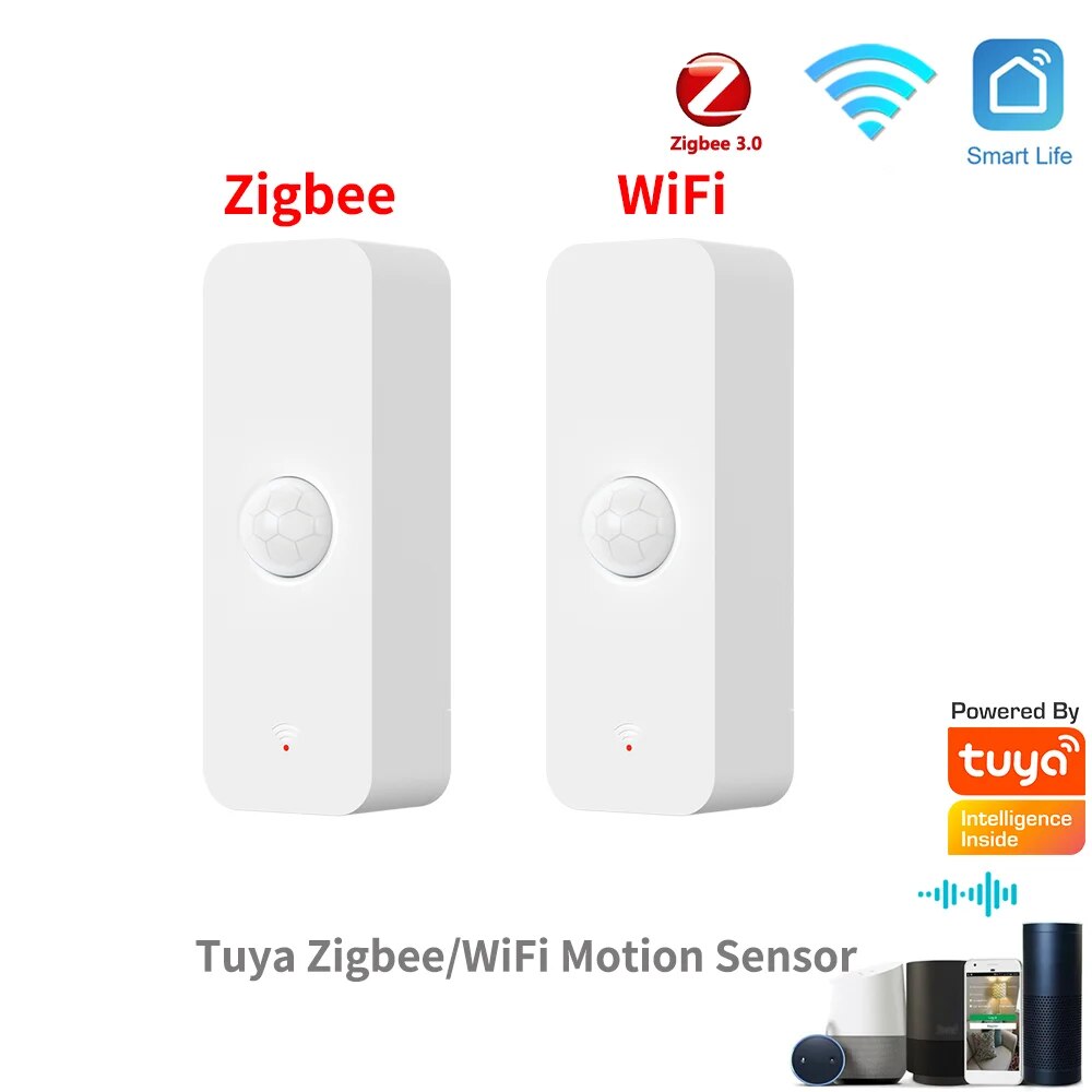 Tuya WiFi Zigbee PIR Motion Se - Smart Home Security ulasan dan harga