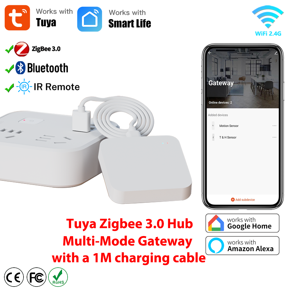 Tuya Zigbee Wireless Hub Bluet - Smart Home Wifi Hub ulasan dan harga