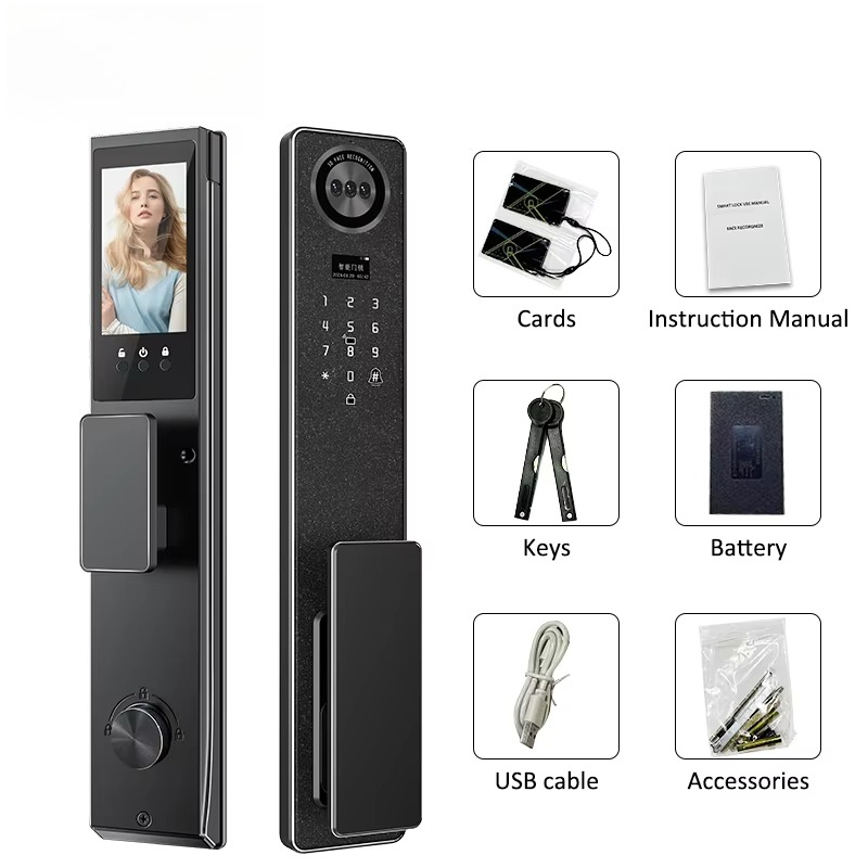 Tuya WiFi Smart Door Lock, Hom - Smart Home Lock ulasan dan harga