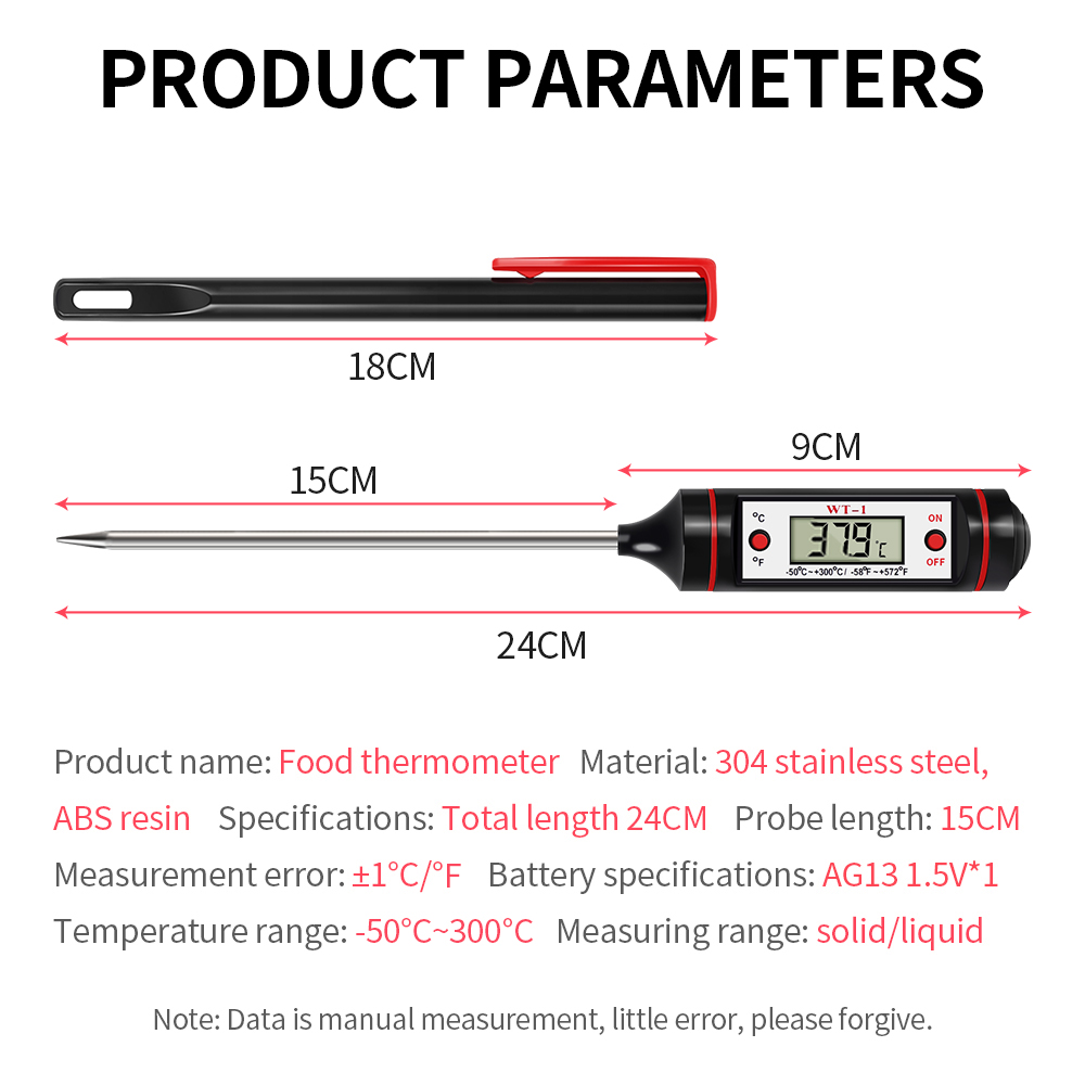 Digital Food Thermometer New M - Smart Home Utensils ulasan dan harga
