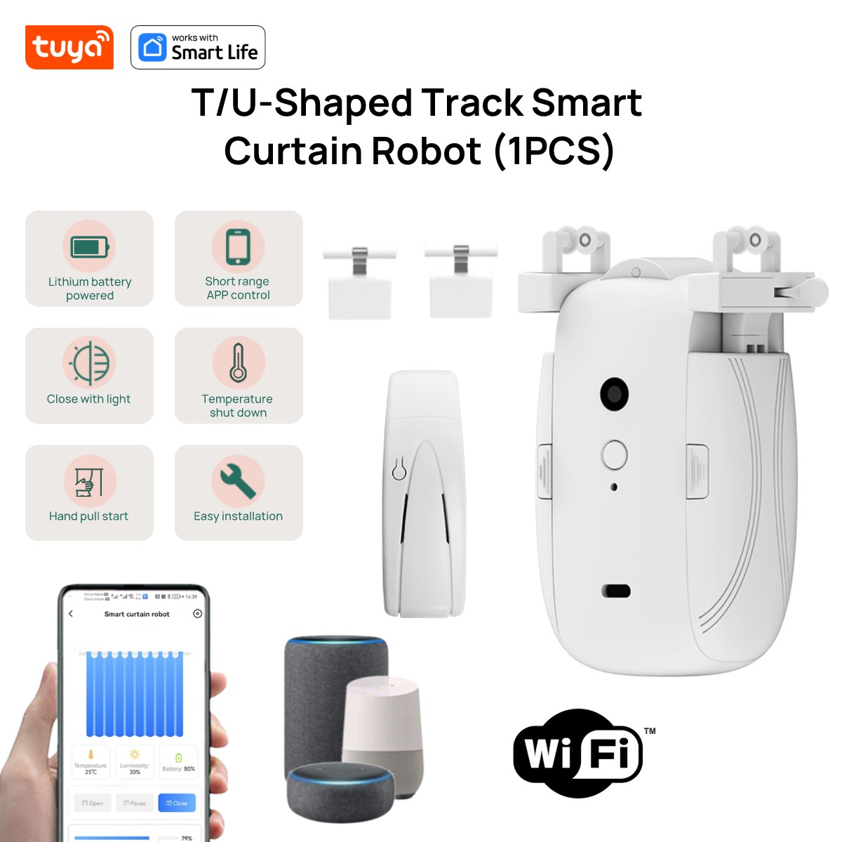 Tuya Smart WiFi Curtain Robot  - Smart Home Wifi Hub ulasan dan harga