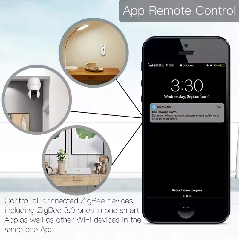 Moes Tuya ZigBee 3.0 Smart Gat - Smart Home Nest ulasan dan harga