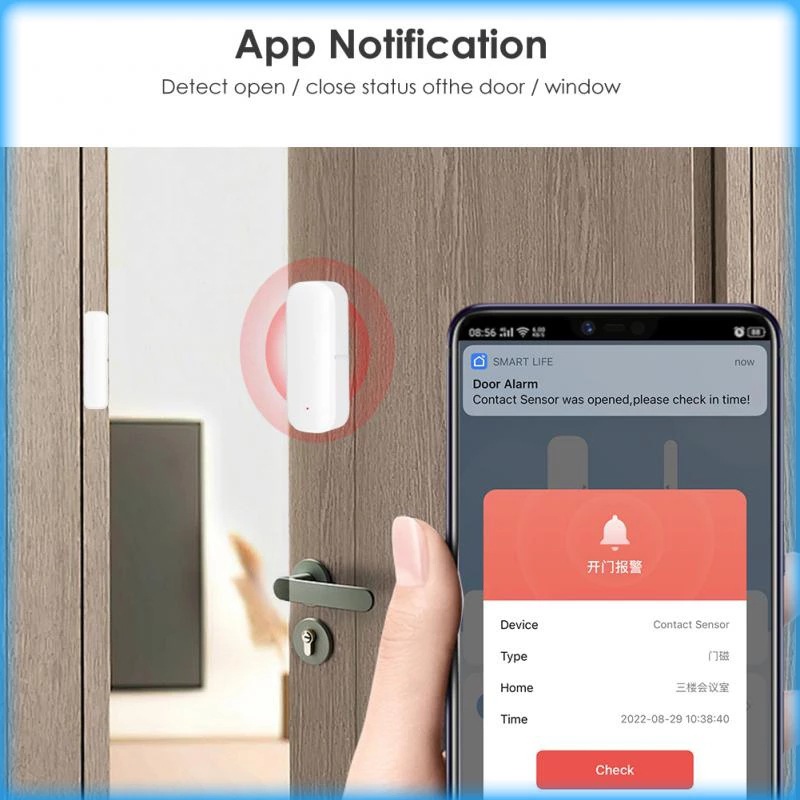 Tuya Wi-Fi Smart Door And Wind - Smart Home For Windows ulasan dan harga