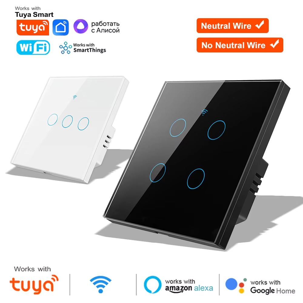 WiFi RF 433mhz Touch Wall Ligh - Tuya Wifi Socket ulasan dan harga