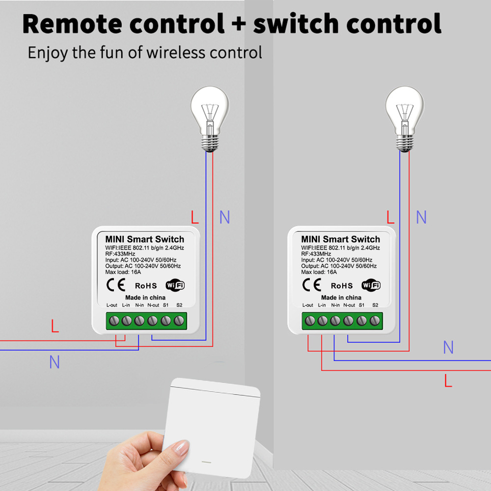 Tuya WiFi Smart Light Switch S - Tuya Wifi Socket ulasan dan harga