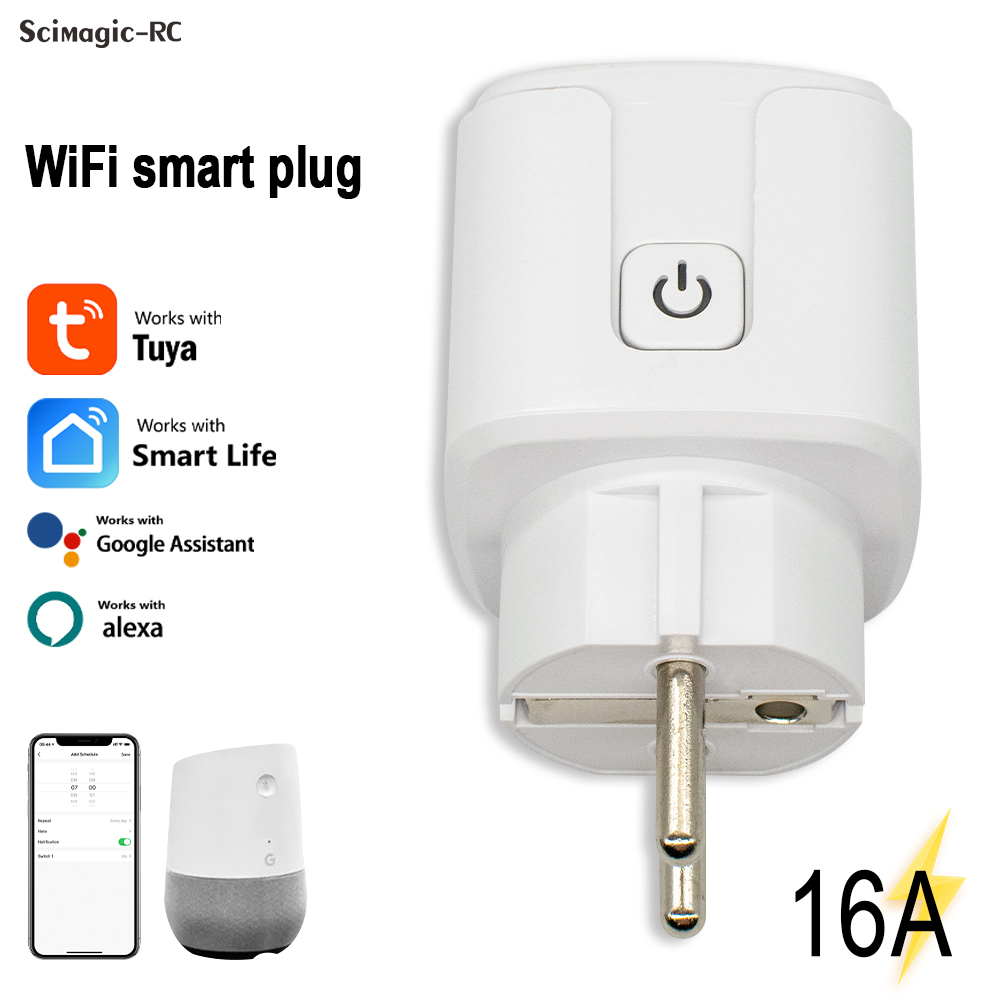 Tuya Smart Plug WiFi Socket 16 - Tuya Wifi Socket ulasan dan harga