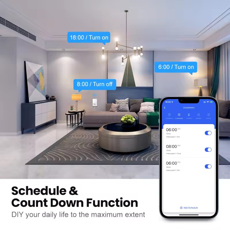 UNKAS Wifi Smart Brazil Light  - Tuya Wifi Socket ulasan dan harga