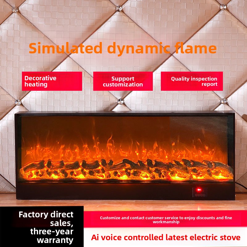 2D Electric Fireplace Insert D - Smart Home Simulation ulasan dan harga