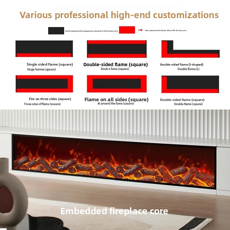 2D Electric Fireplace Insert D - Smart Home Simulation ulasan dan harga