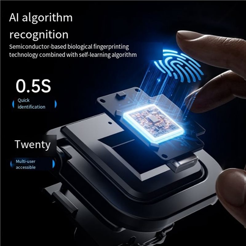 AA84 3X Smart Drawer Fingerpri - Smart Home Lock ulasan dan harga