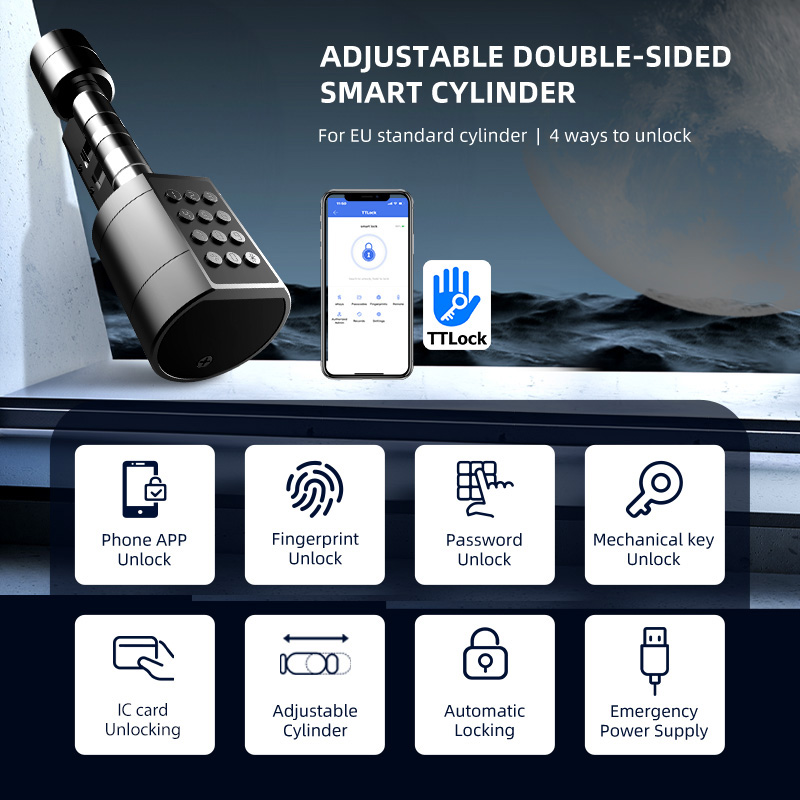 Smart Euro Cylindrical Door Lo - Smart Home For Windows ulasan dan harga