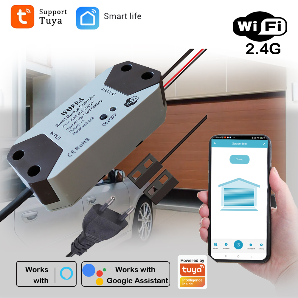 Smart Garage Door Opener Contr - Smart Home Nest ulasan dan harga