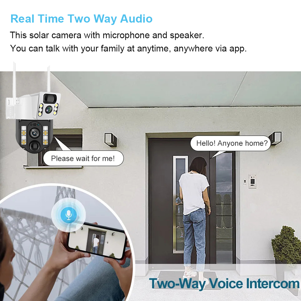 WiFi/4G Solar Camera IP CCTV S - Smart Home For Windows ulasan dan harga
