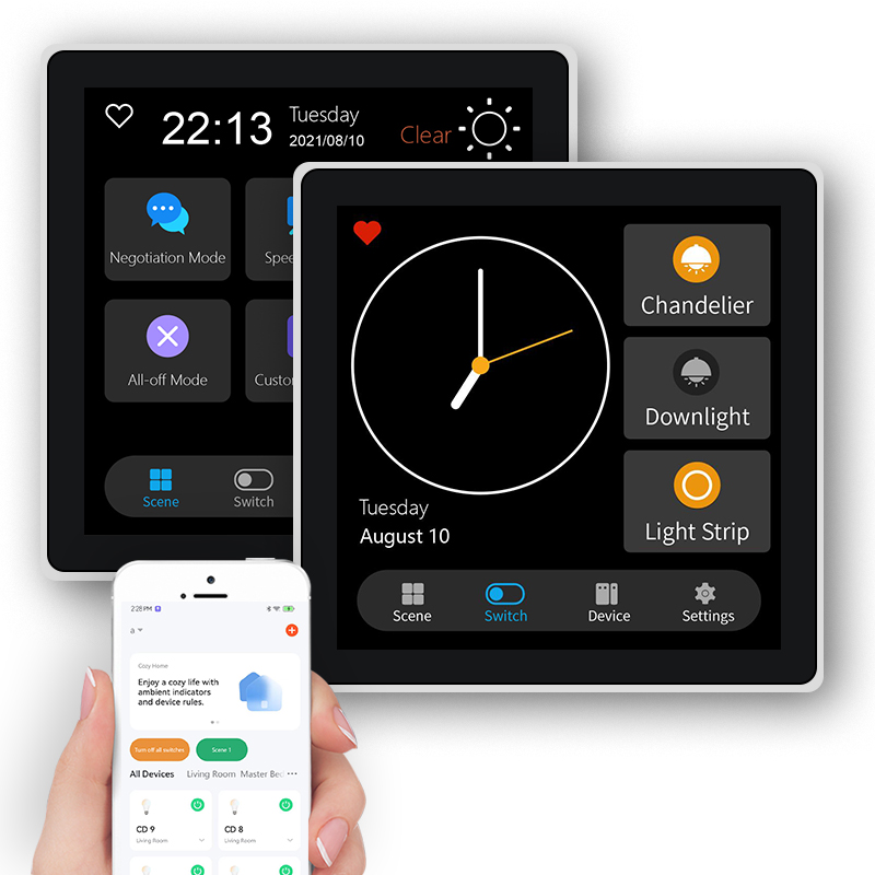 FUERS 4 Inch Touch Screen Mult - Smart Home Display ulasan dan harga