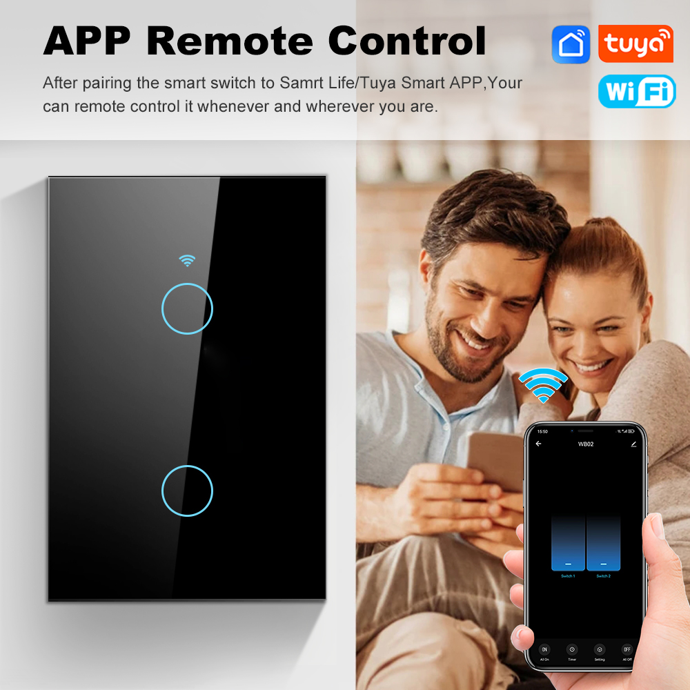 Smart Life Wifi+Bluetooth Touc - Tuya Wifi Socket ulasan dan harga