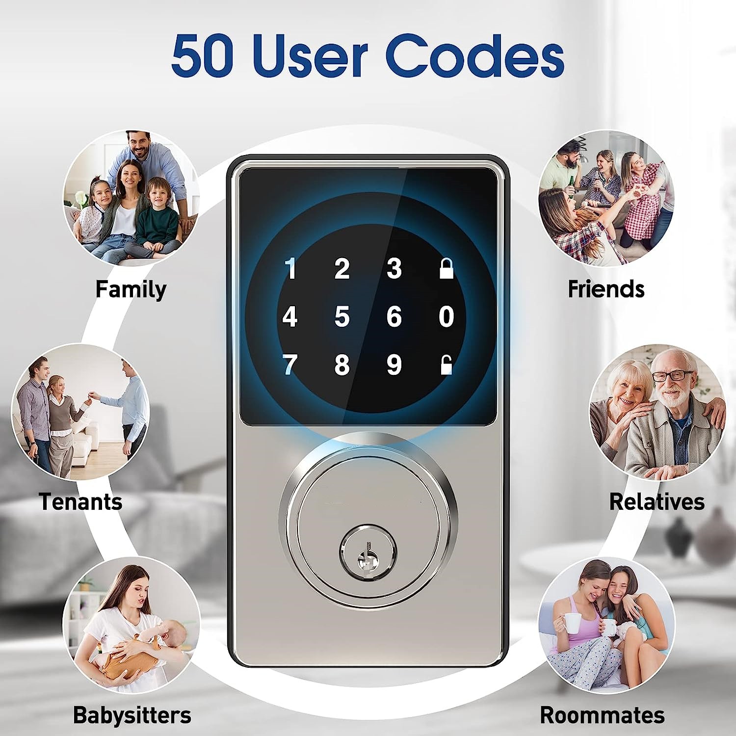 Smart Lock with Password, Keyl - Smart Home Lock ulasan dan harga