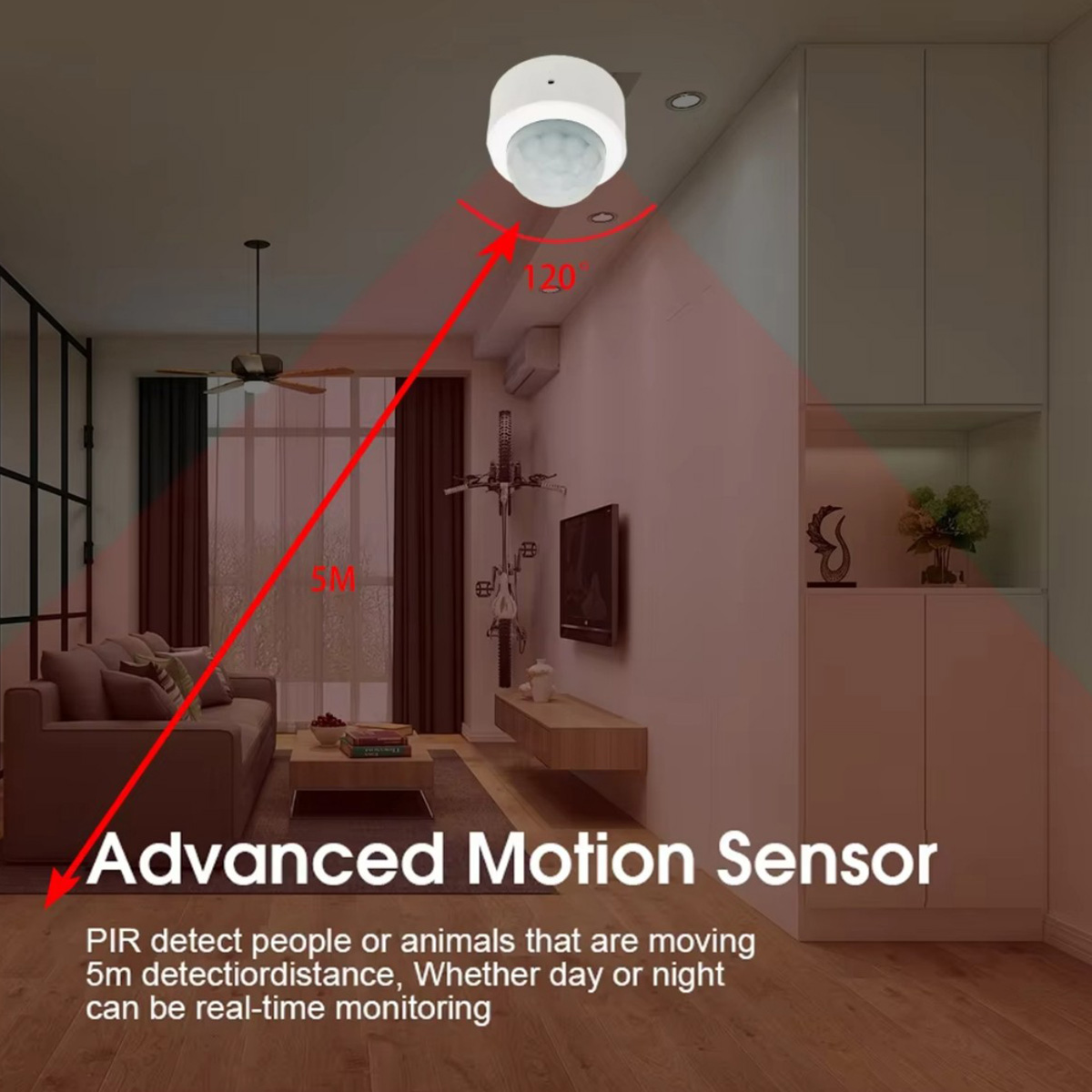 Zigbee3.0 Mini PIR Human Motio - Smart Home Security ulasan dan harga