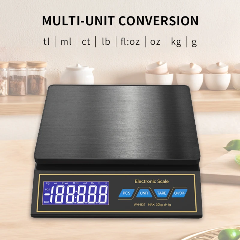 LCD Digital Kitchen Scale 30kg - Smart Home Utensils ulasan dan harga