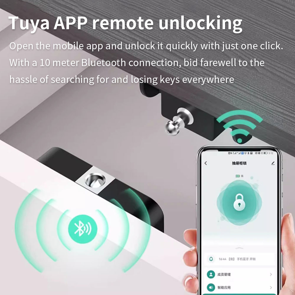 Tuya Hidden Cabinet Lock RFID  - Smart Home Lock ulasan dan harga